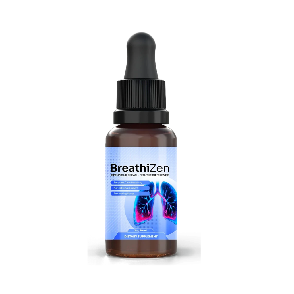 Breathizen Spray 2 oz / 60 mL herbal dietary supplement bottle